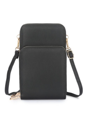 Long and Son Triple Zip compact Crossbody Bag